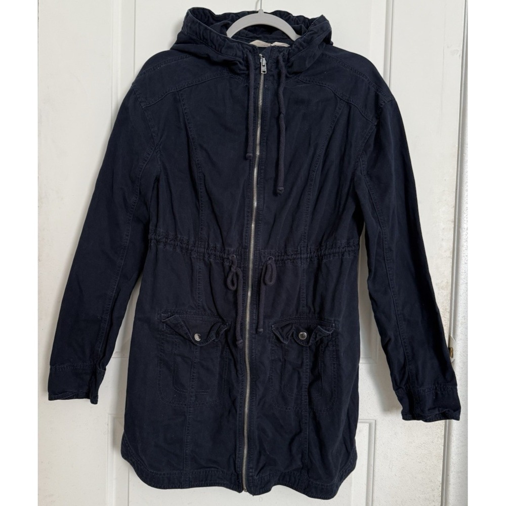 Hollister Jacket Cargo Utility Style Misses‎ Size Medium Mid Gorp Core Y2k blue